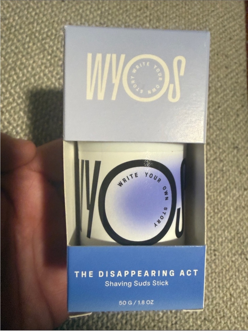 The Disappearing Act Shaving Suds Stick – NIB